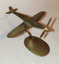 Vintage WW2 Brass RAF Fighter