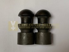 WILLYS MB FORD GPW CJ2 JEEP UPPER BUMPER GUSSET RIVETS SET OF 2