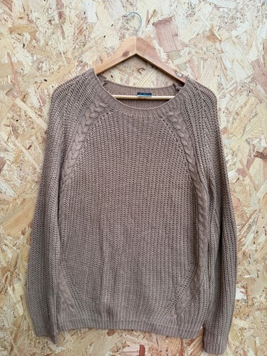 Beloved taupe cable knit - taupe,