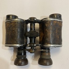 VINTAGE DERAISME PARIS LONROP ANTIQUE MILITARY WWII BINOCULARS