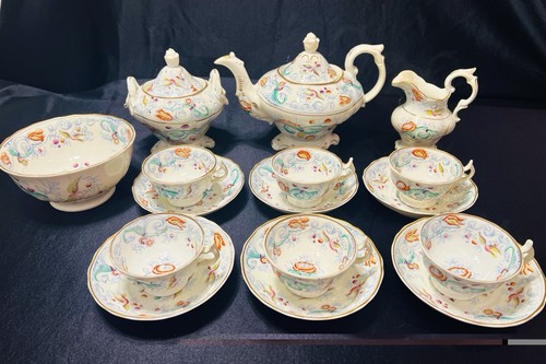 Antique hand painted porcelain - antique, hand-painted