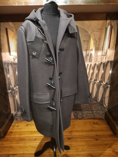 Dunhill duffle grey men - grey, coat