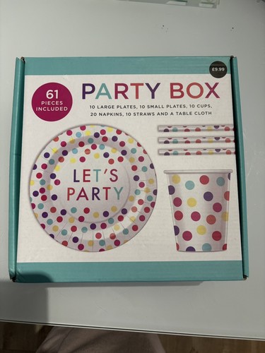 Party plates cups napkins - party,