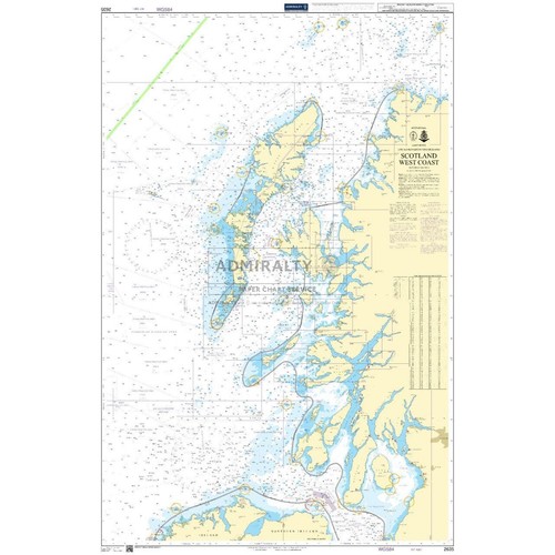 Admiralty chart 2635 scotland - admiralty, 2635: