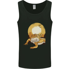 A Bearded Dragon in the Desert Sun Mens Vest Tank Top