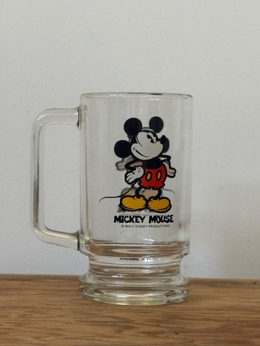 Vintage mickey mouse glass - mickey,