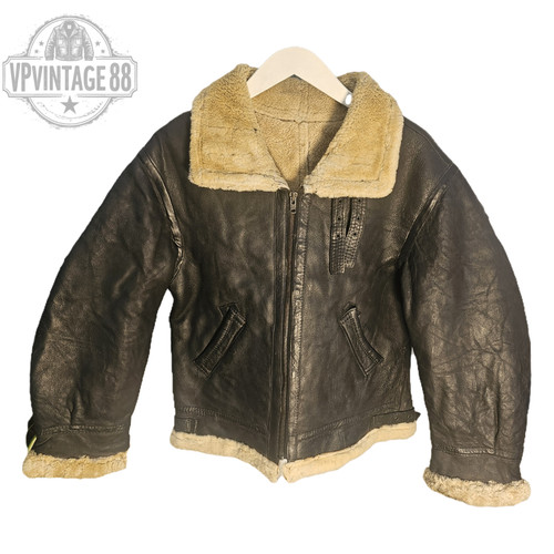 Vintage black shearling - b-3,