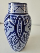 Moroccan Safi pottery vase