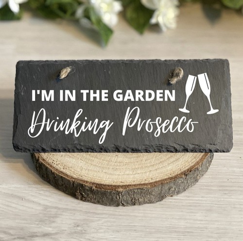 Prosecco garden sign - garden, best