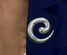 Large Elegant silver-Tone