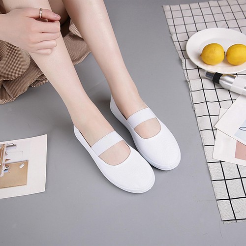 Nursing shoes slip - slip, flat