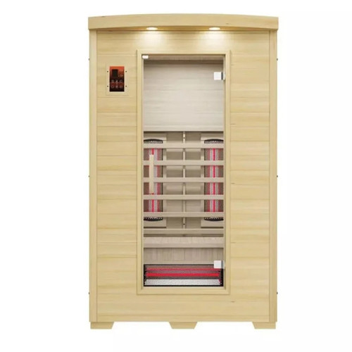 Indoor infrared sauna person - indoor,