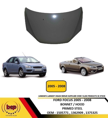 Ford focus 2005 2008 bonnet - ford,