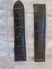 Omega Speedmaster Black Alligator Watch Strap 20mm. Ref 98000215.