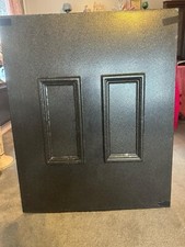 Upvc Black on White Door Panel