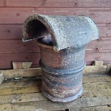 Victorian Salt Glazed Hooded/Bonnet Chimney Pot Cowl 22" By B North Delivery £60