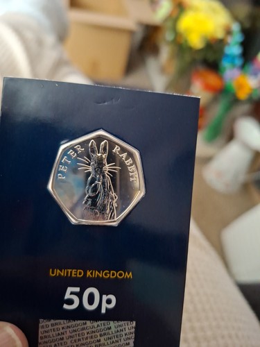 2018 peter rabbit 50p coin - 50p,