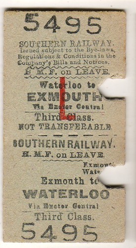 Railway ticket southern rly - railway,