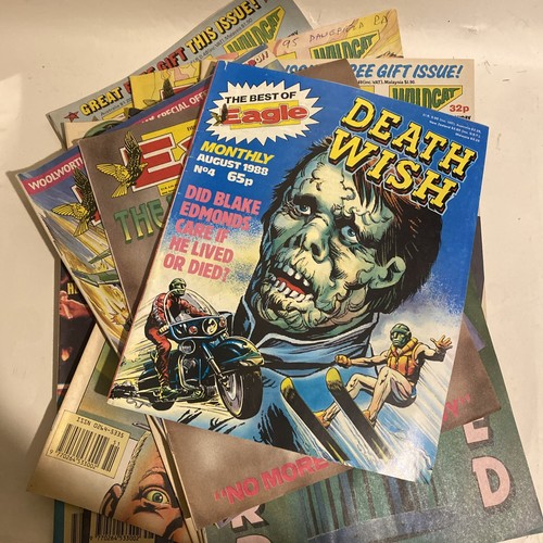 Vintage eagle comics - job, lot
