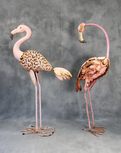Large vintage metal - large, pink