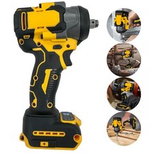 800Nm Cordless Impact Wrench for Dewalt 18V Battery 1/2" Brushless Electric  UK