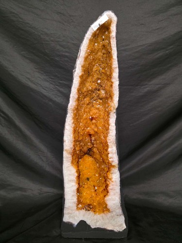 Tall citrine geode 552 crystal - citrine,