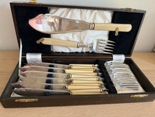 vintage fish cutlery set