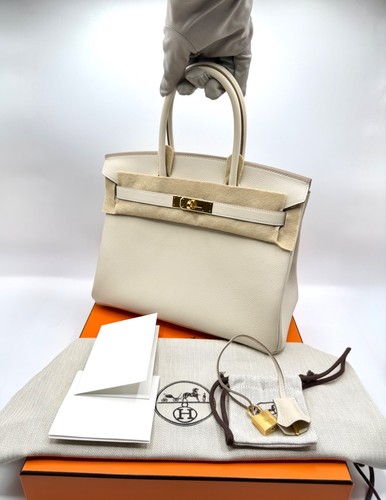 Hermes birkin craie w - birkin,