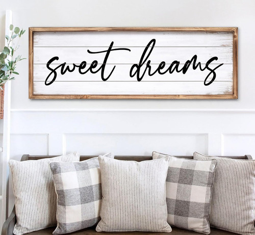 Sweet dreams farmhouse wall - sweet,
