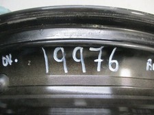 SUZUKI GSX1300 HAYABUSA BUSA AJT  BLACK FRONT WHEEL (19976)