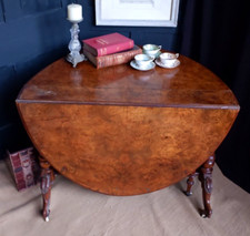 Antique Victorian WALNUT Drop