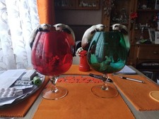 Beswick Cat & Mouse & Brandy Glass