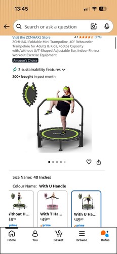 Foldable mini trampoline for - mini,