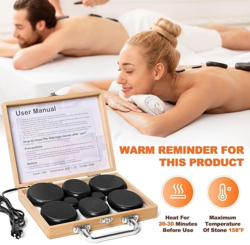 Pcs massage hot stone - hot, kit