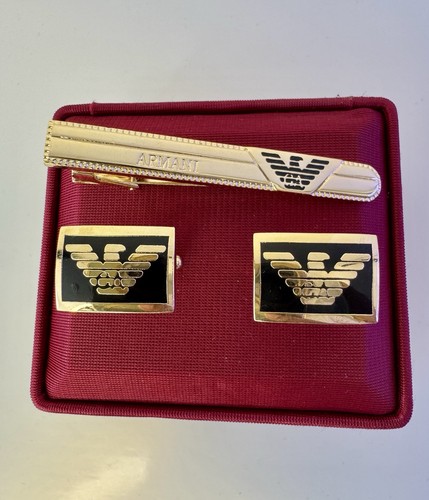 Armani gold black logo - armani,