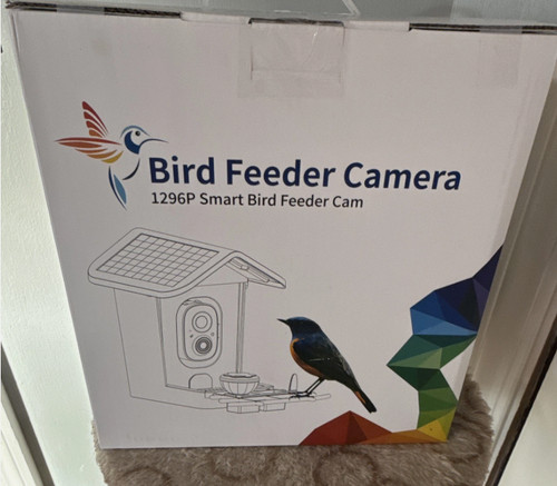 Bird feeder camera 1296p smart - feeder,