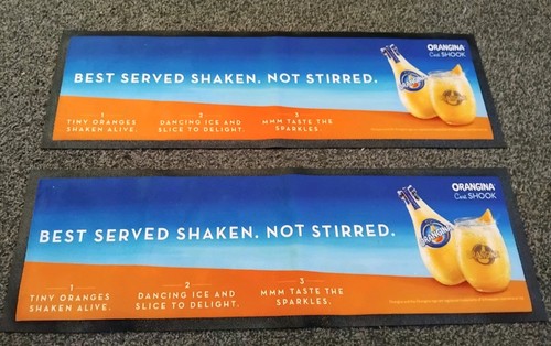 Orangina bar mats drip - 2,