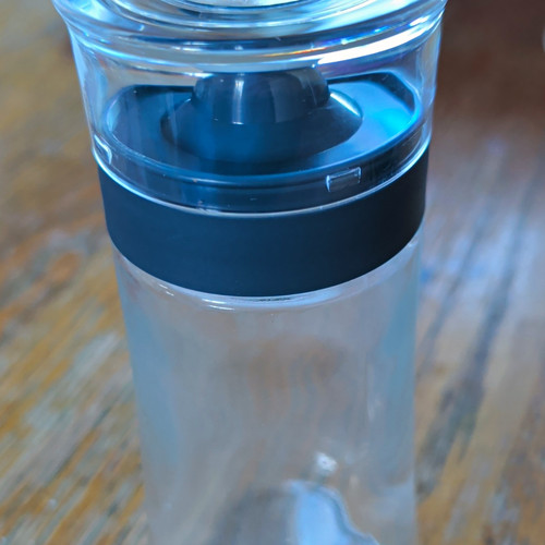 Clear plastic jar canister - plastic,