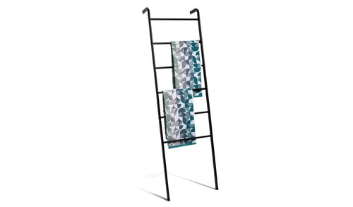 Black towel ladder - towel,
