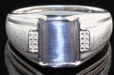 Men’s Sterling Silver Cat