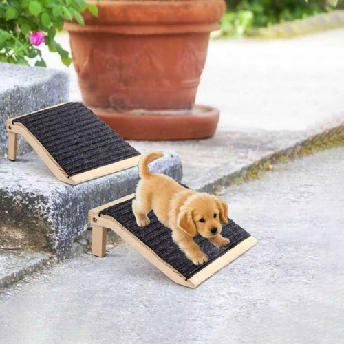 Dog ramp for - stairs, wooden