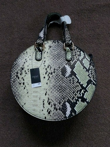 Ladies round faux - animal, print