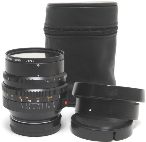 Leica noctilux 50mm - m, 1/50mm