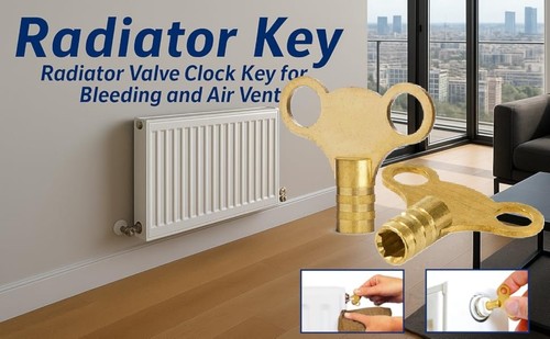 Solid brass radiator bleed - brass,