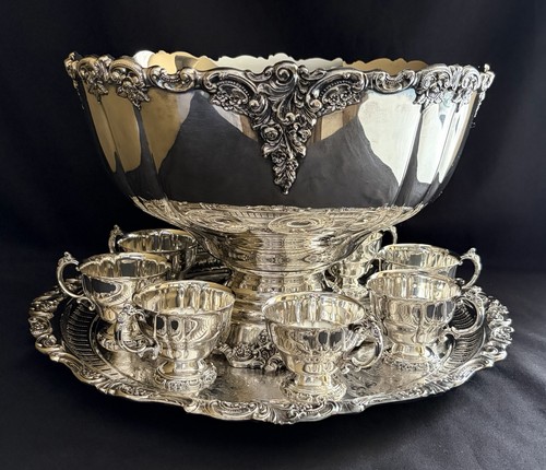 Wallace baroque silver plate - wallace,