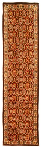 3x12 antique axminster runner - antique,