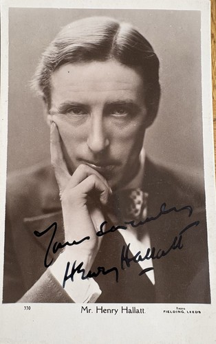 Henry hallett hand signed - henry,