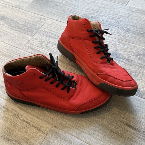 Travel fox men leather - travel, red