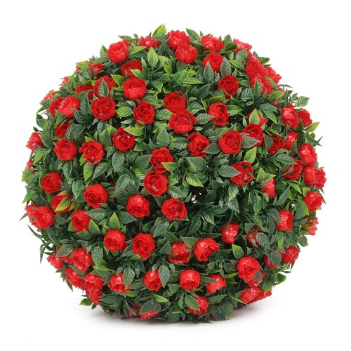 Artificial topiary rose balls - artificial,