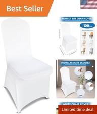 White Chair Covers 100pcs